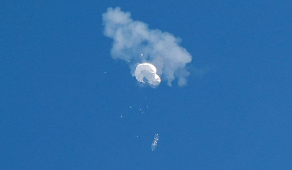 China condemns US military strike on suspected spy balloon